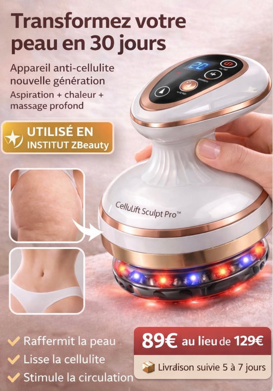 CelluLift Sculpt pro™-Appareil Anti-Cellulite & Vergetures professionnel maison